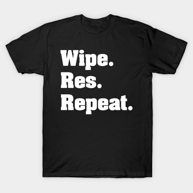 Wipe. Res. Repeat. MMO Classic T-Shirt by mc876